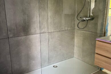 Sanitair renovatie met inloopdouche in Vlaams-Brabant en Luik
