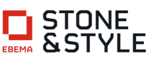 Stone & Style logo: a red geometric square emblem with 'EBEMA' text, followed by the dark wordmark 'STONE & STYLE'